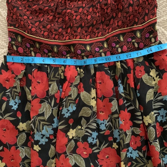 Fire Los Angeles Sundress: Fully Lined, Stretch back, Tie Neckline, Purse Bonus - Picture 8 of 9